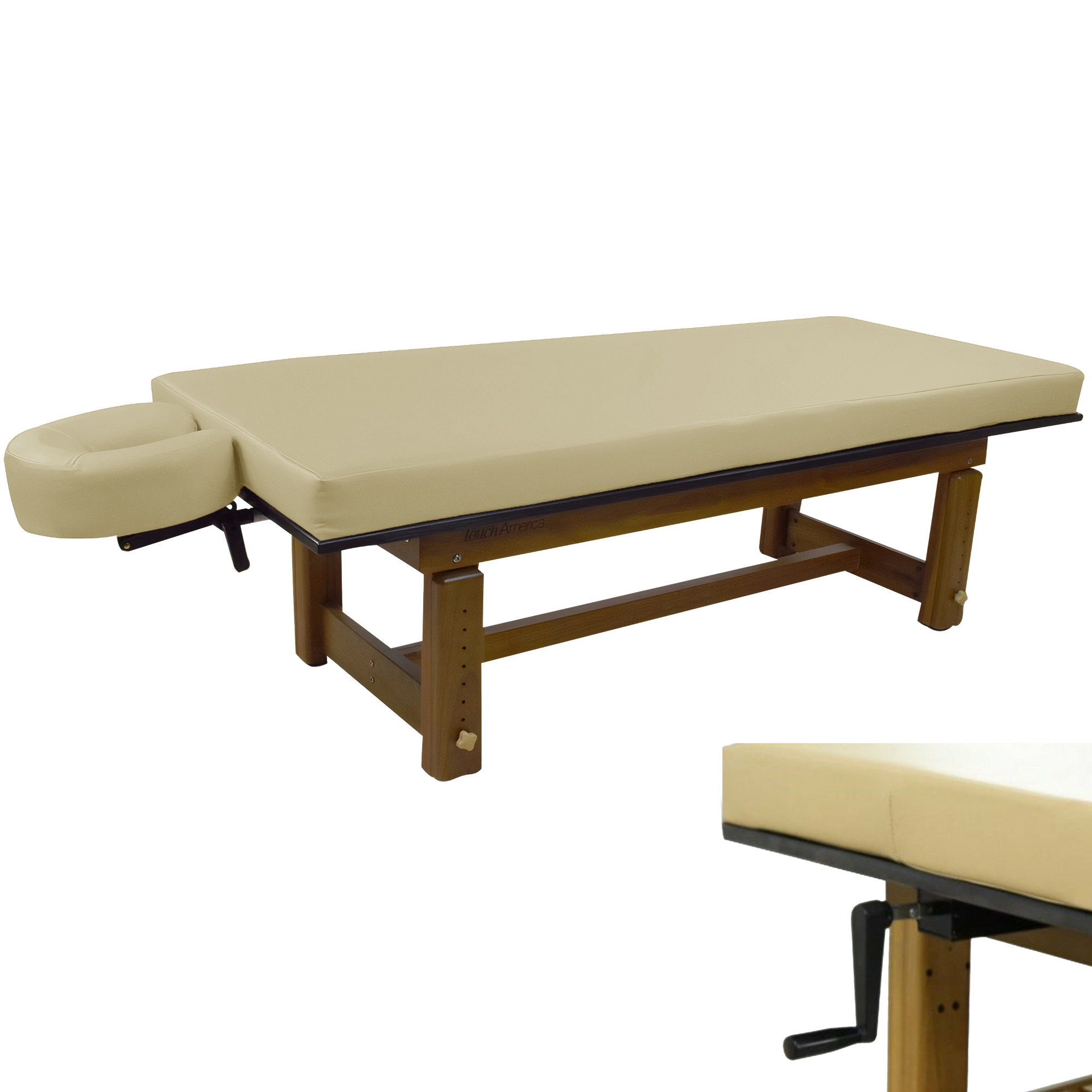 Solterra Solid Teak Spa and Massage Table - TouchAmerica Solterra Solid Teak Spa and Massage Table - TouchAmerica
